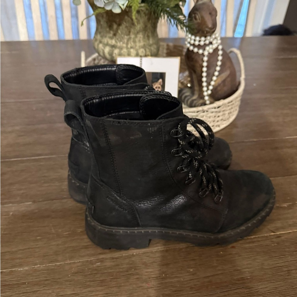 Sorel Black Combat Boots